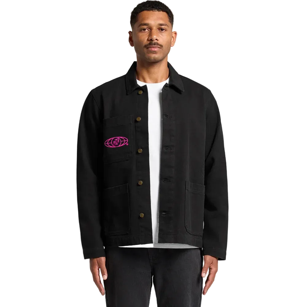 Pink Mural Canvas Jacket