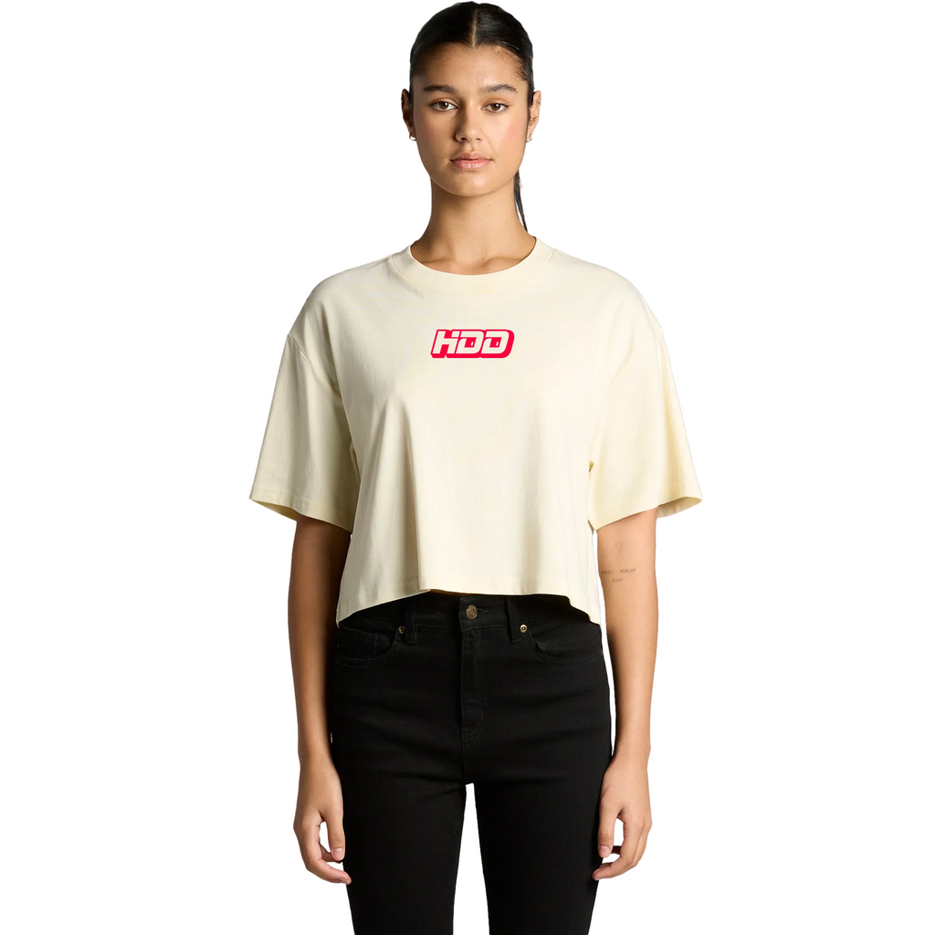 Womens LA Nights Relaxed Crop T-Shirt
