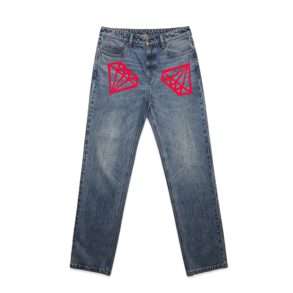 Diamond LA Nights Straight Jeans
