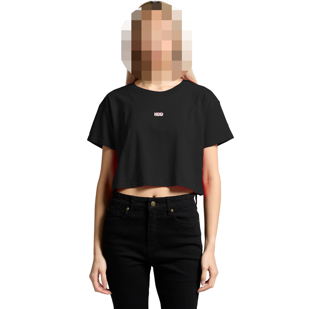 WOMENS PINK HEAVEN CROP TEE