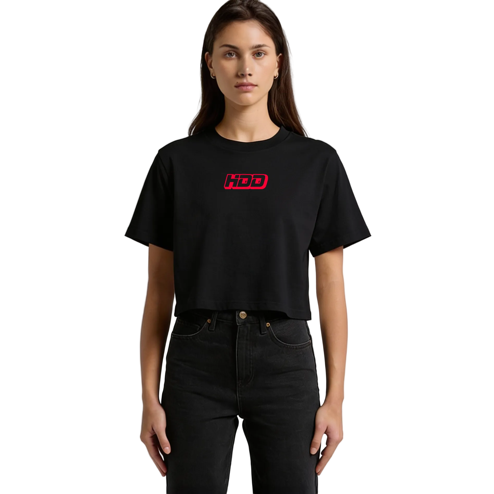 Womens LA Nights Classic Crop T-Shirt