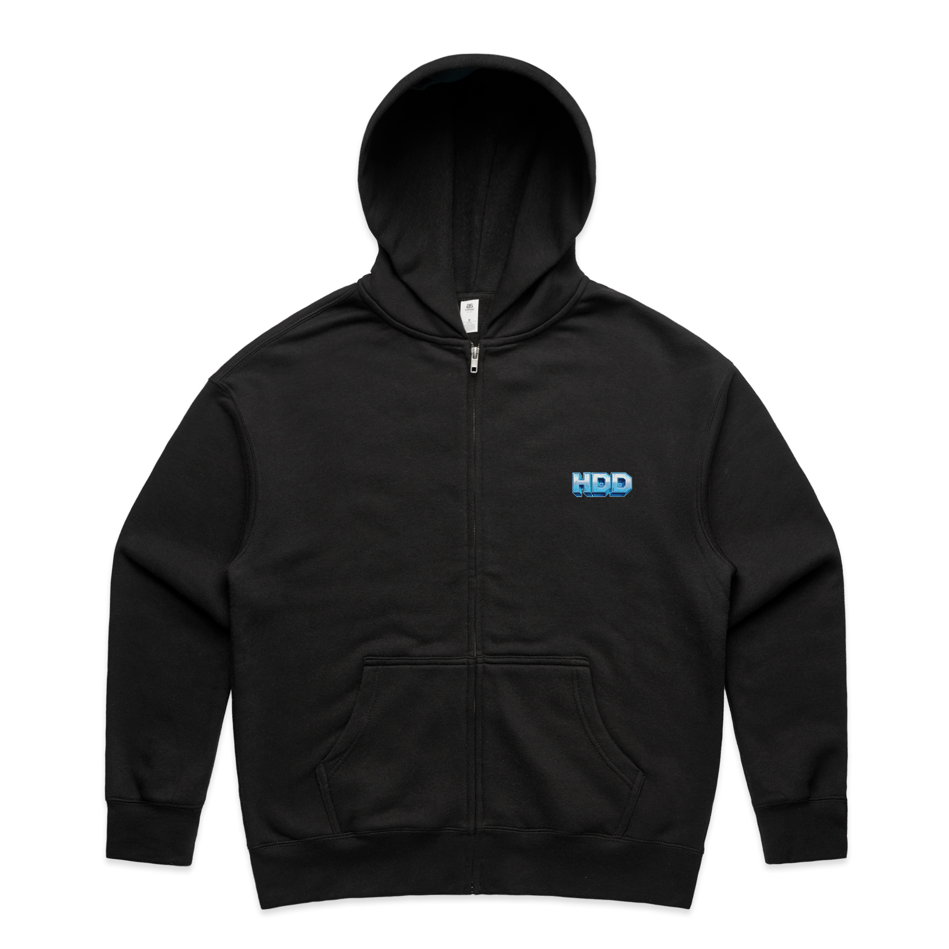 WOMENS HDD BLUE SPACE ZIP HOODIE