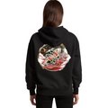 Womens Red Space Zip Hoodie
