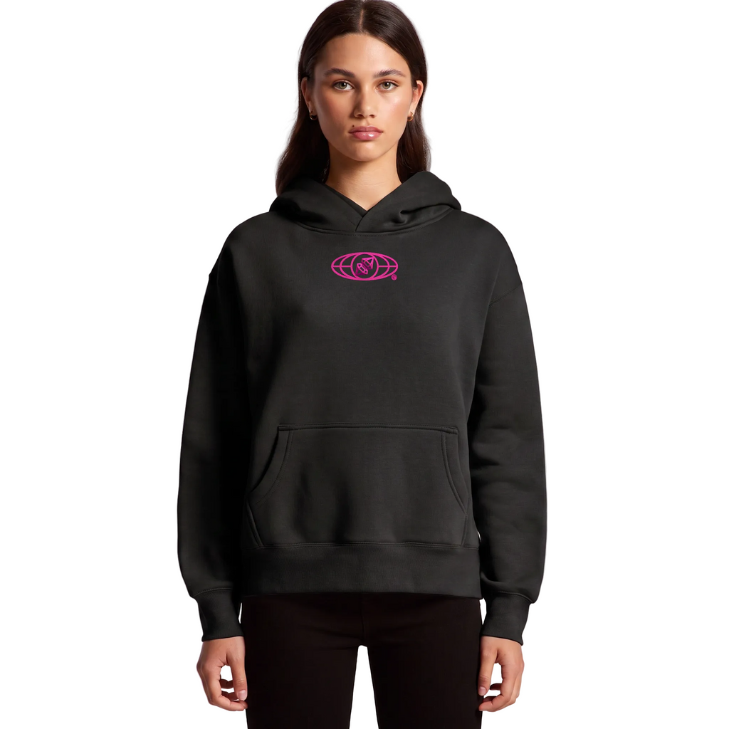 Womens Pink Mural Hoodie