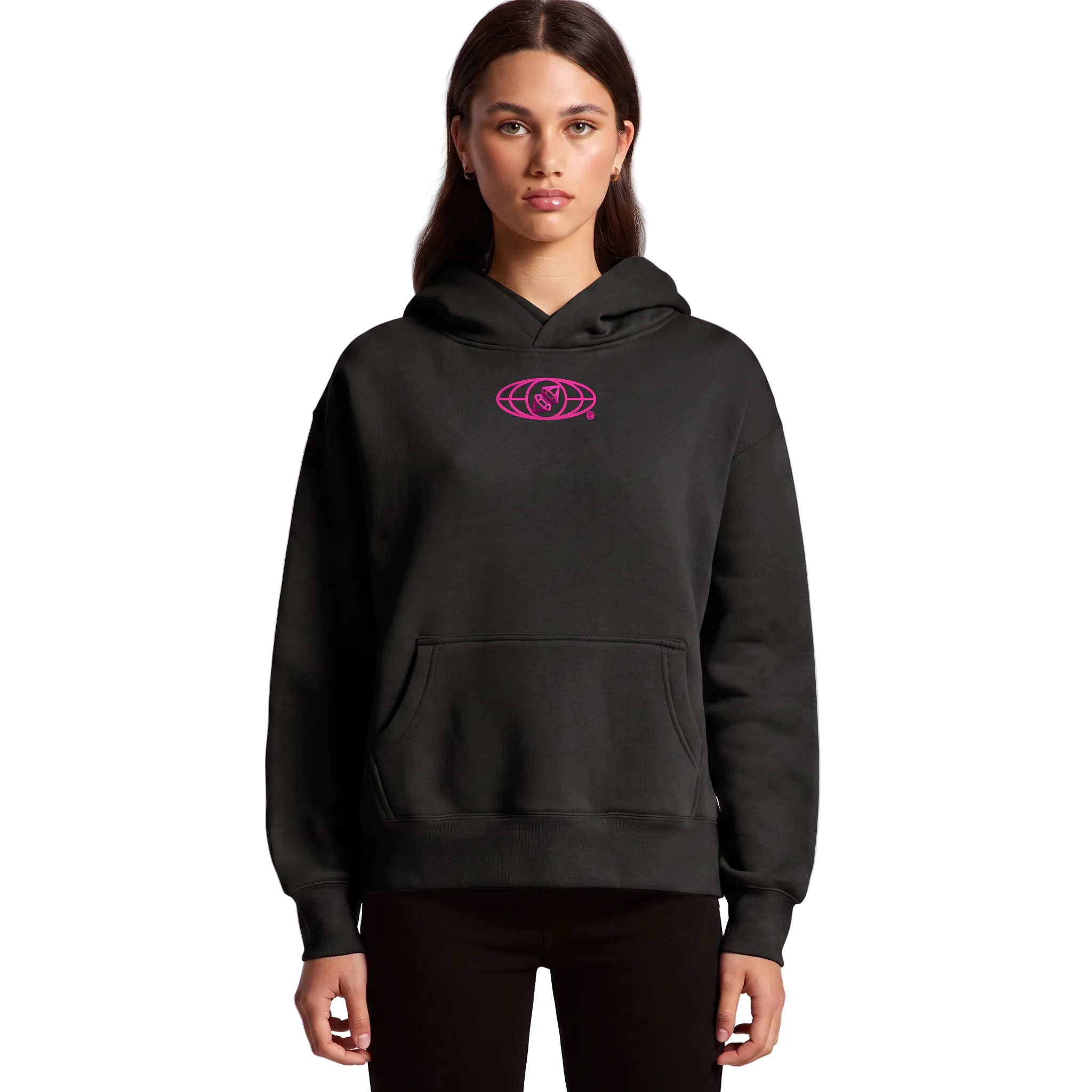 Womens Pink Mural Hoodie