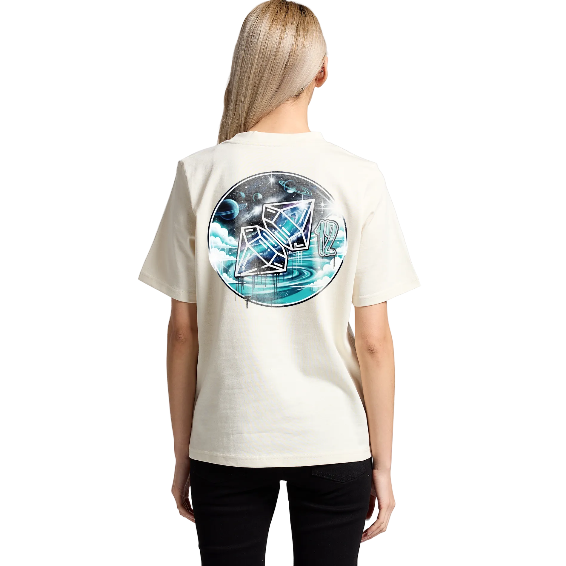 Womens Blue Space T-Shirt